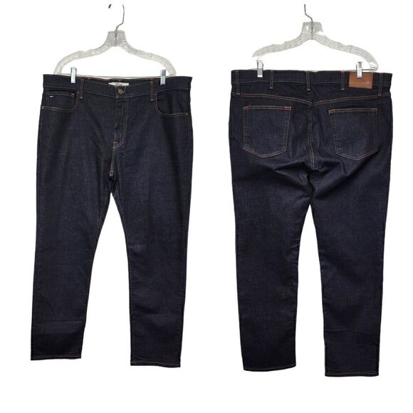 Tommy Hilfiger Jeans Men's 40x32 Slim Etroite Straight-Leg Mid Rise Blue Denim - Picture 1 of 6